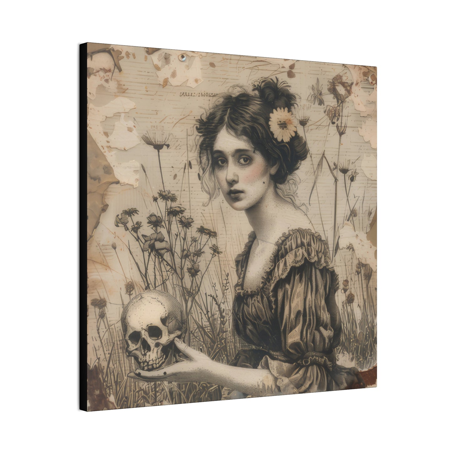 Her Skull - Canvas Stretched, 0.75"