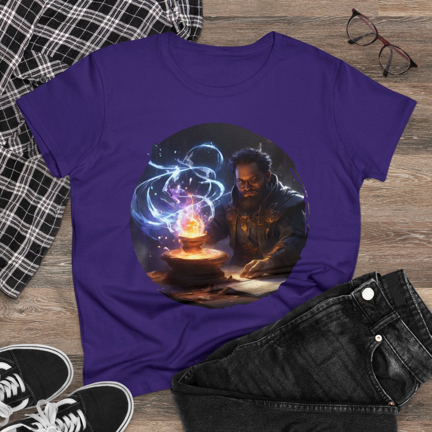 The Sorcerer - Fantasy - Women's Midweight Cotton Tee