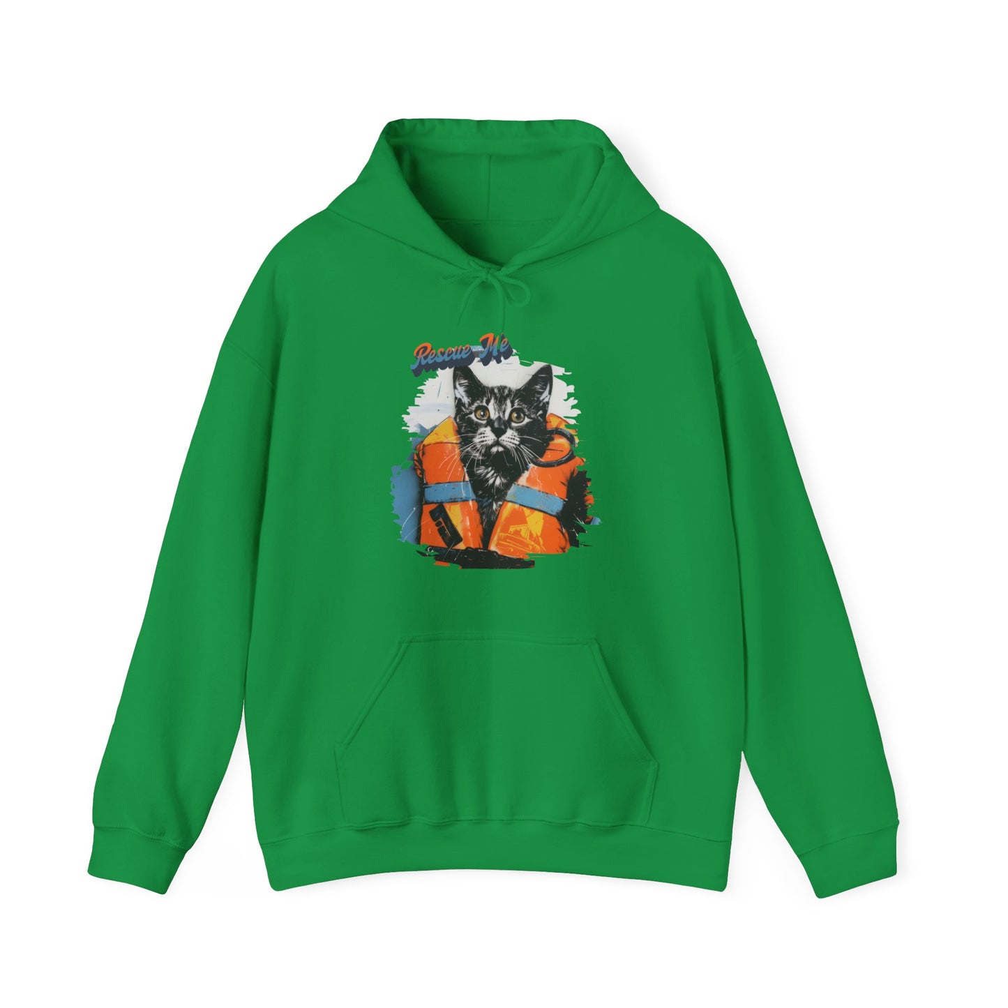 Rescue Cat - Unisex Heavy Blend™ Hooded Sweatshirt