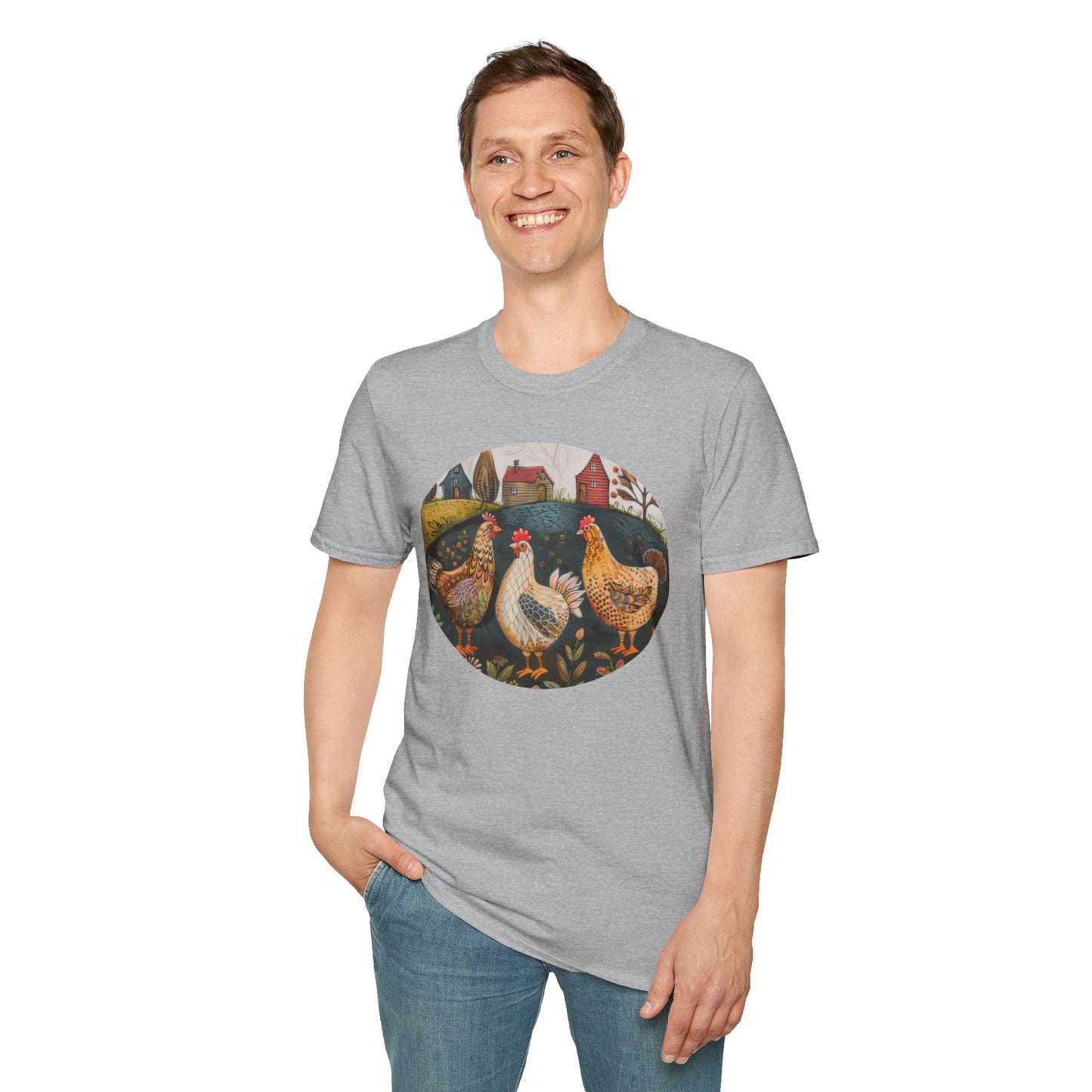 Chickens - Unisex Softstyle T-Shirt