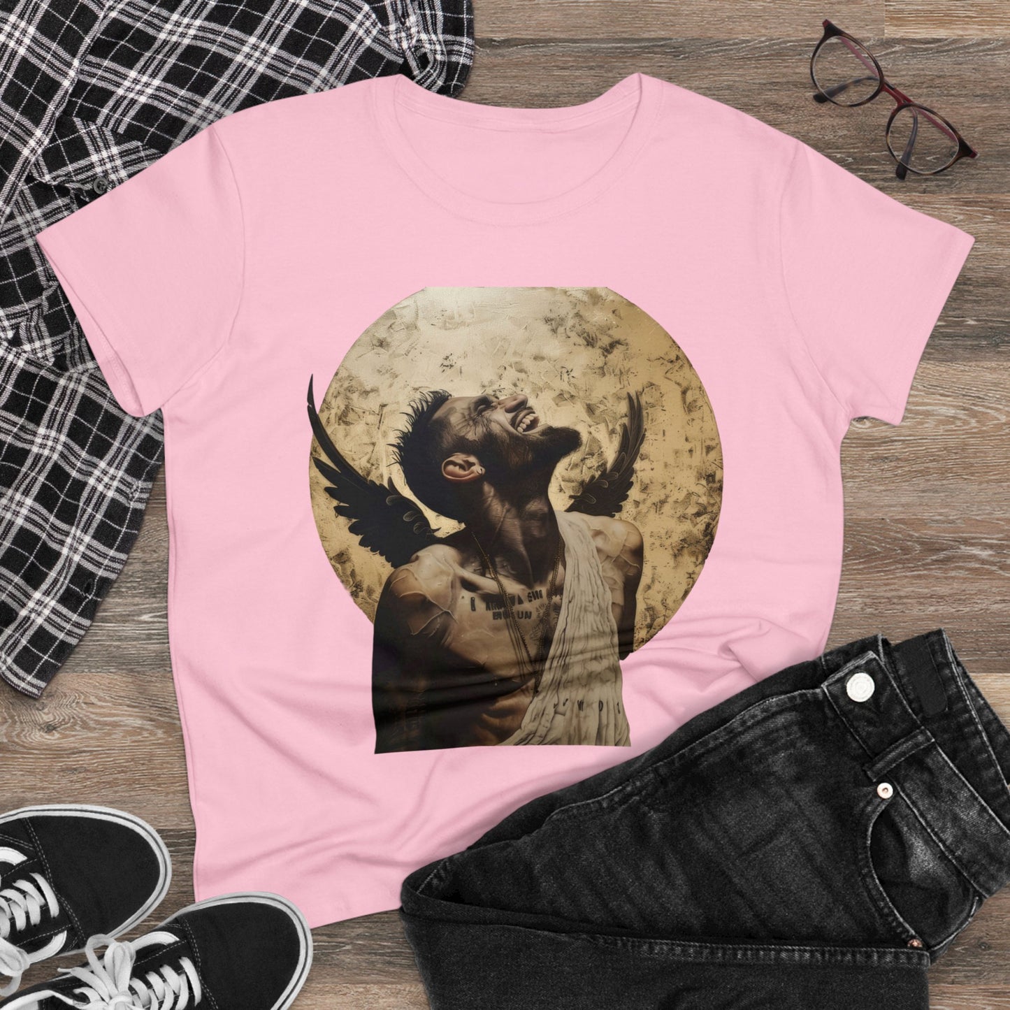 Angel or Devil - Women's Midweight Cotton Tee