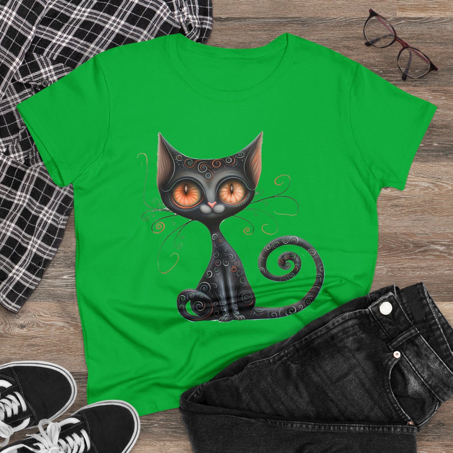 Pretty Kitty - Women's Midweight Cotton Tee