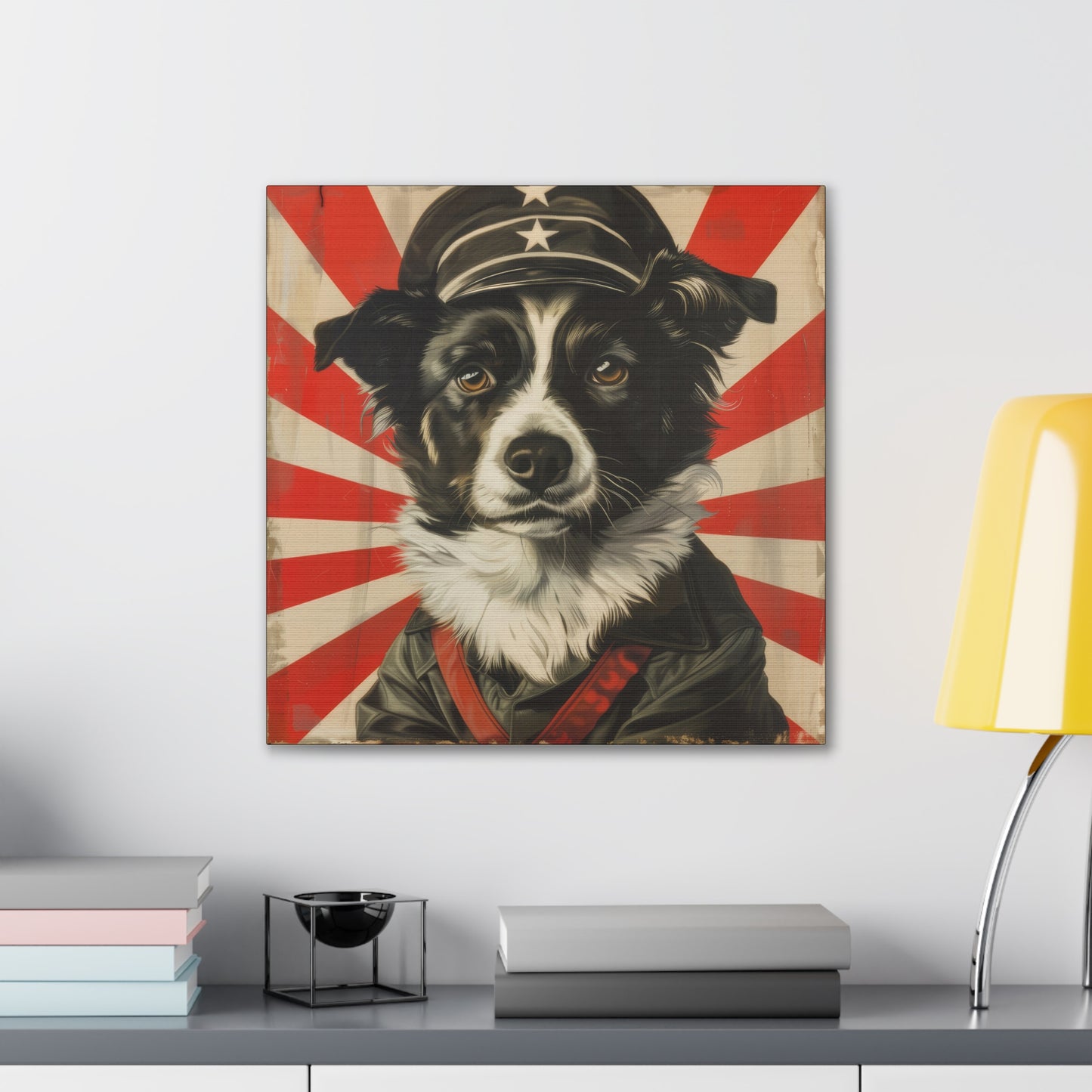 Comrade Canine - Canvas Stretched, 0.75"