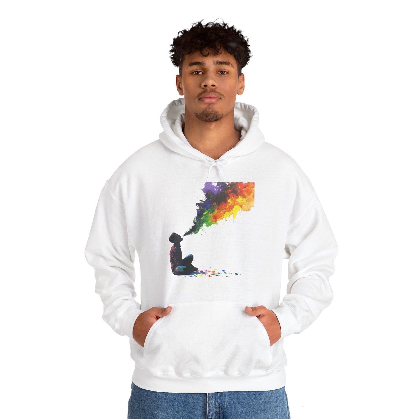 Rainbow Breath - Unisex Heavy Blend™ Hooded Sweatshirt