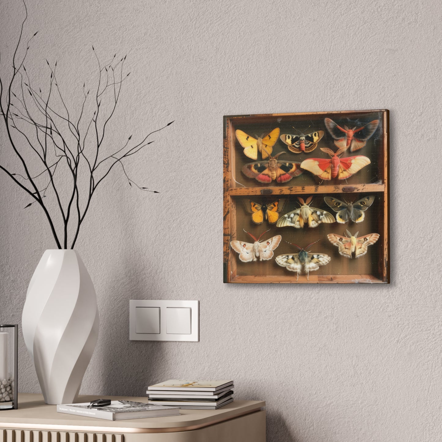 Moth Collection - Canvas Stretched, 0.75"