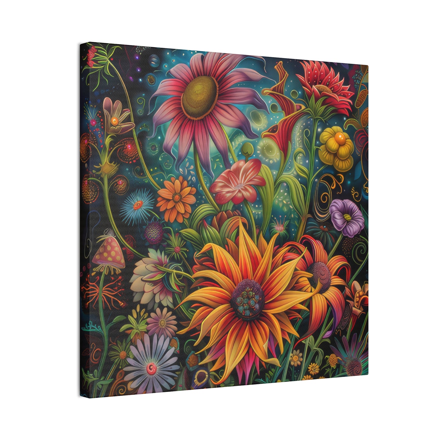 Flowers - Canvas Stretched, 0.75"