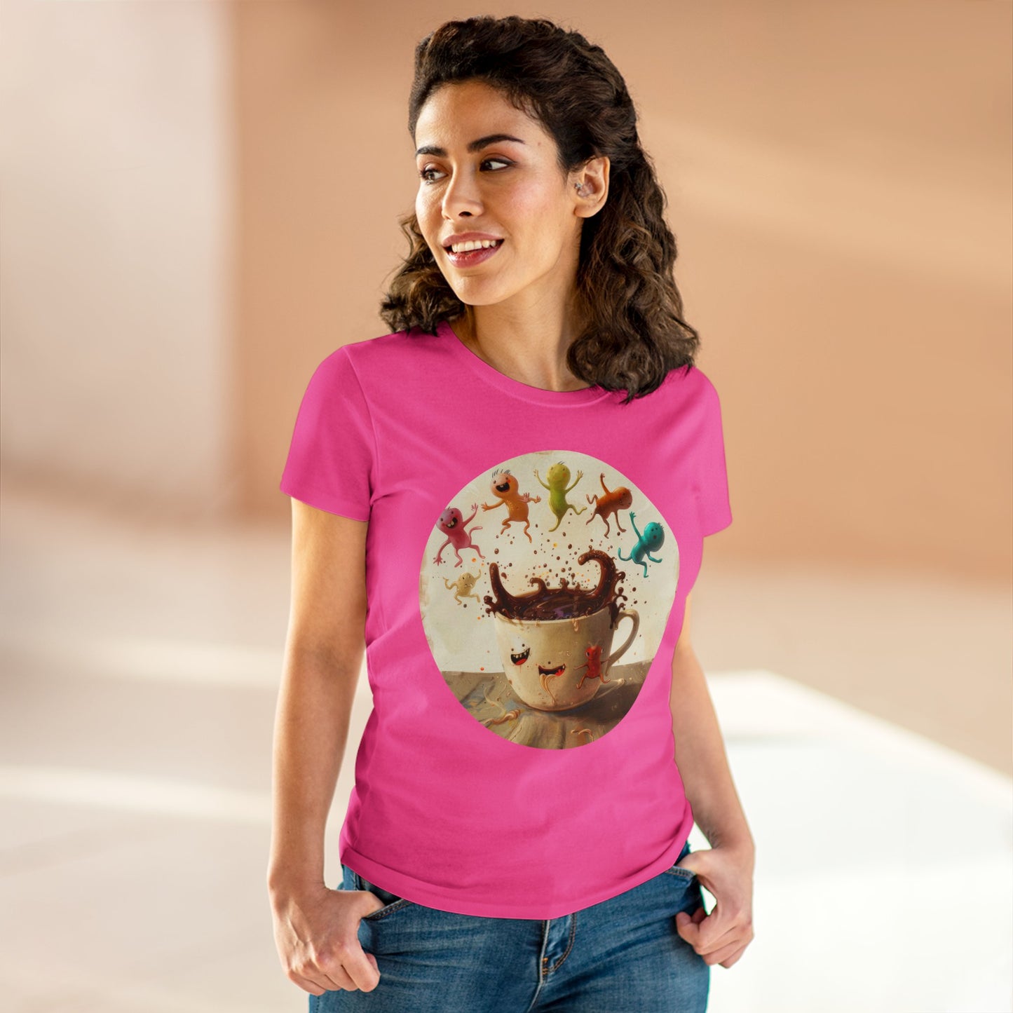 Coffee Critters - Women's Midweight Cotton Tee