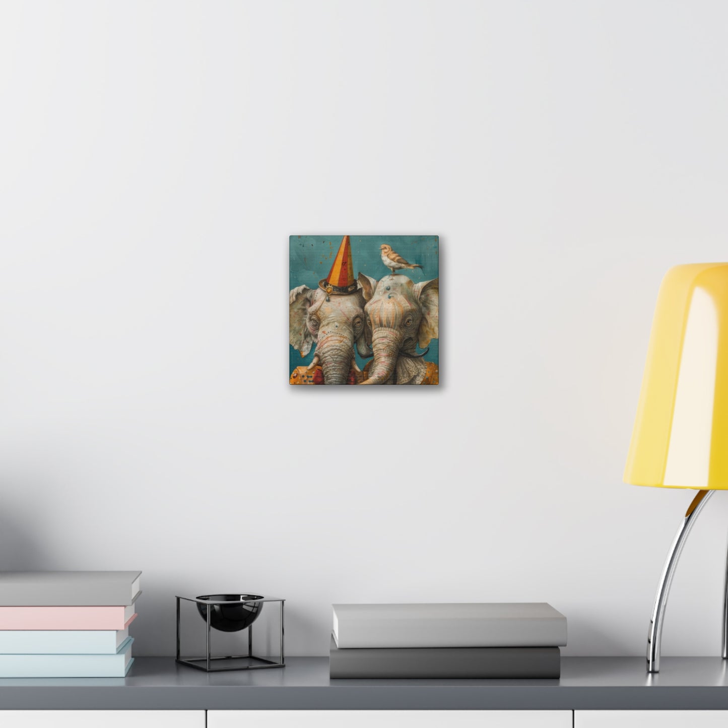 Elephants - Canvas Stretched, 0.75"