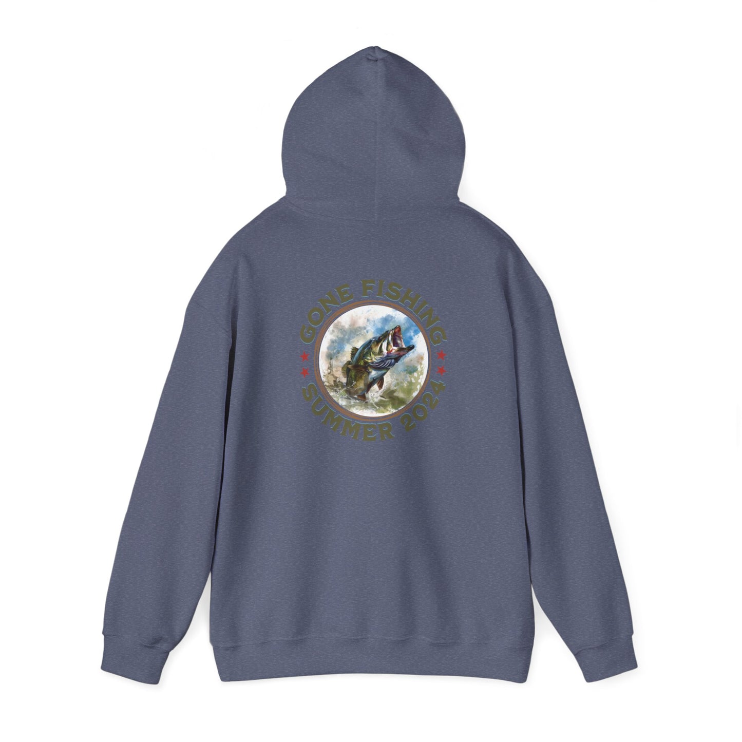 Gone Fishing - Unisex Heavy Blend™ Hooded Sweatshirt