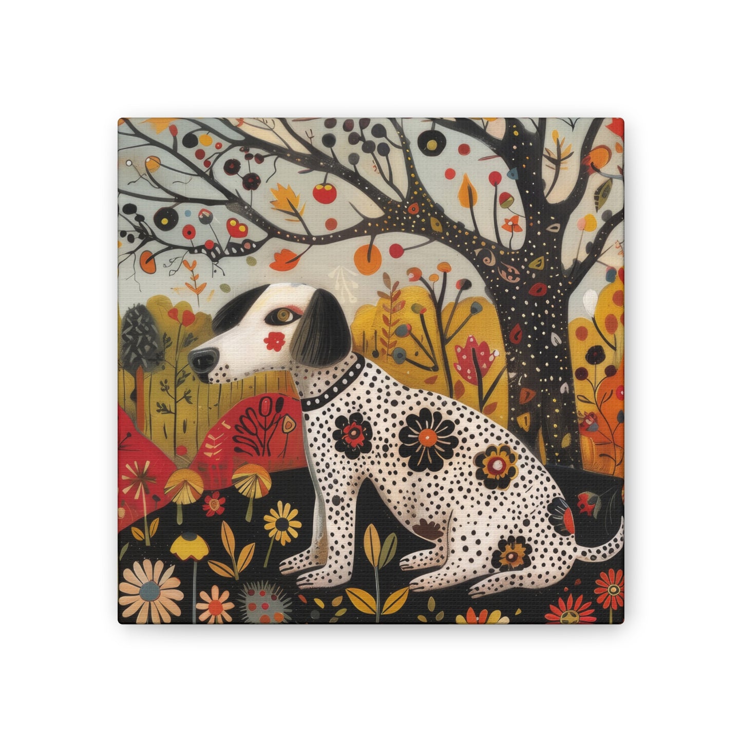 Autumn Dog - Canvas Stretched, 0.75"