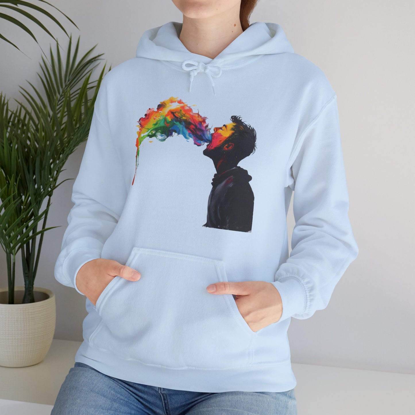 Rainbow Breath - Unisex Heavy Blend™ Hooded Sweatshirt