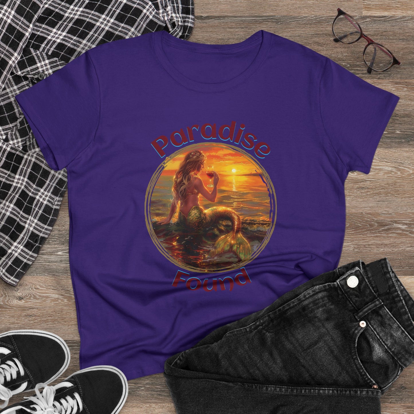 Paradise Found - Women's Midweight Cotton Tee