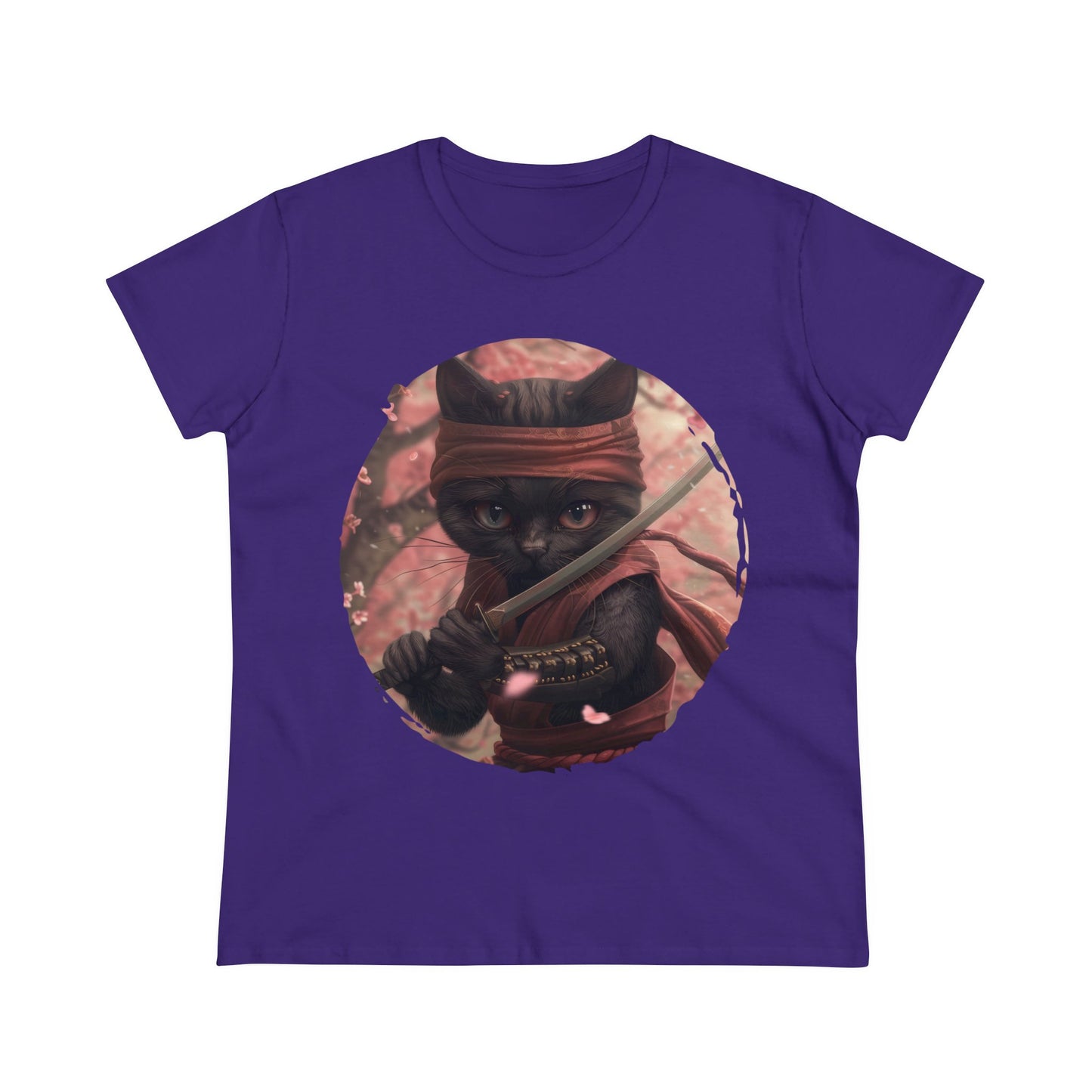 Ninja Kitty - Women's Midweight Cotton Tee