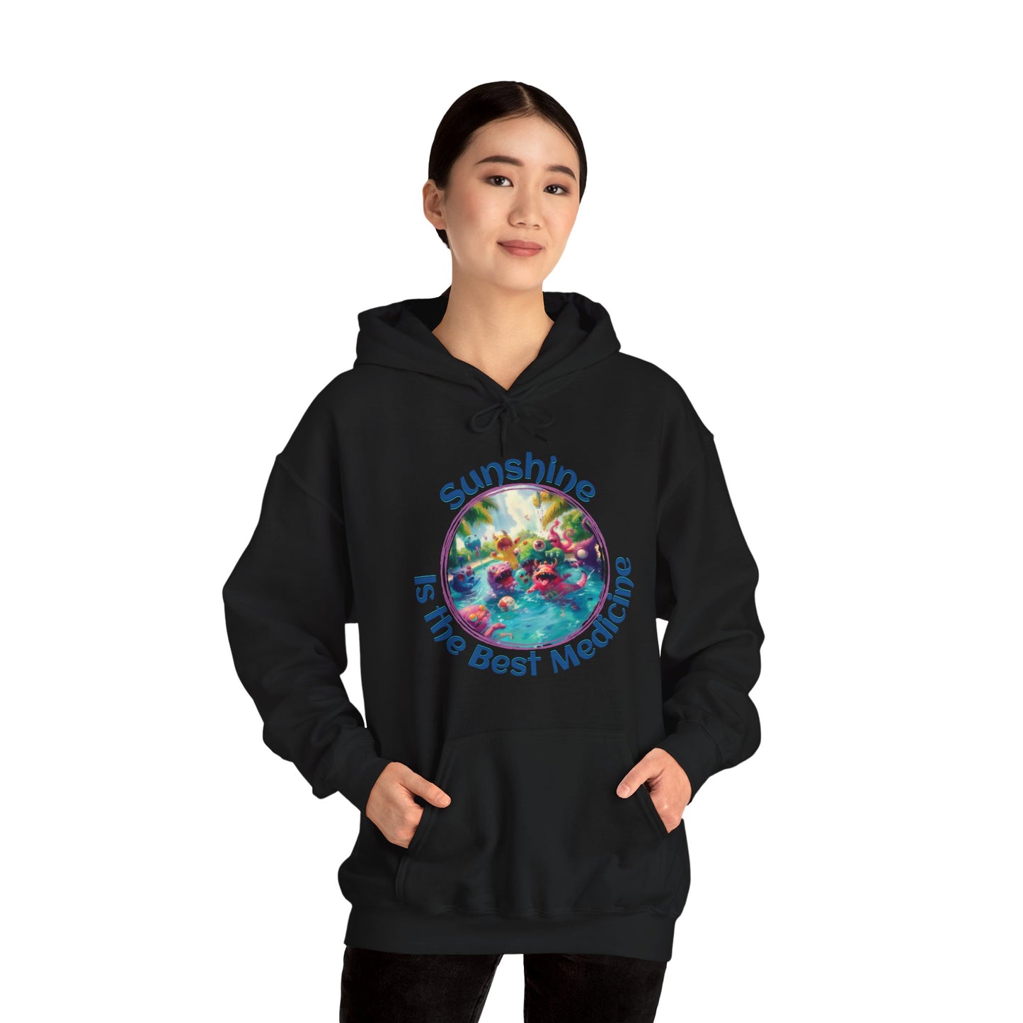 Sunshine is the Best Medicine - Unisex Heavy Blend™ Hooded Sweatshirt