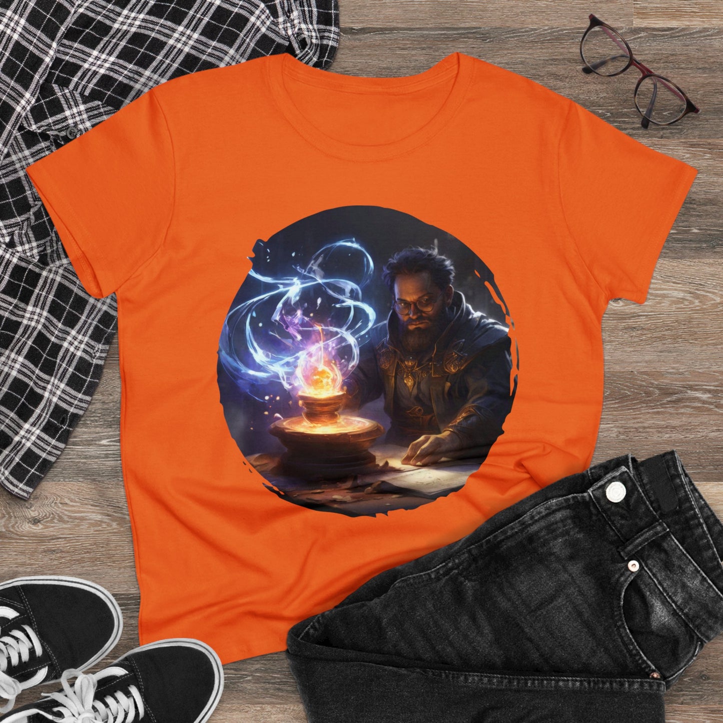 The Sorcerer - Fantasy - Women's Midweight Cotton Tee