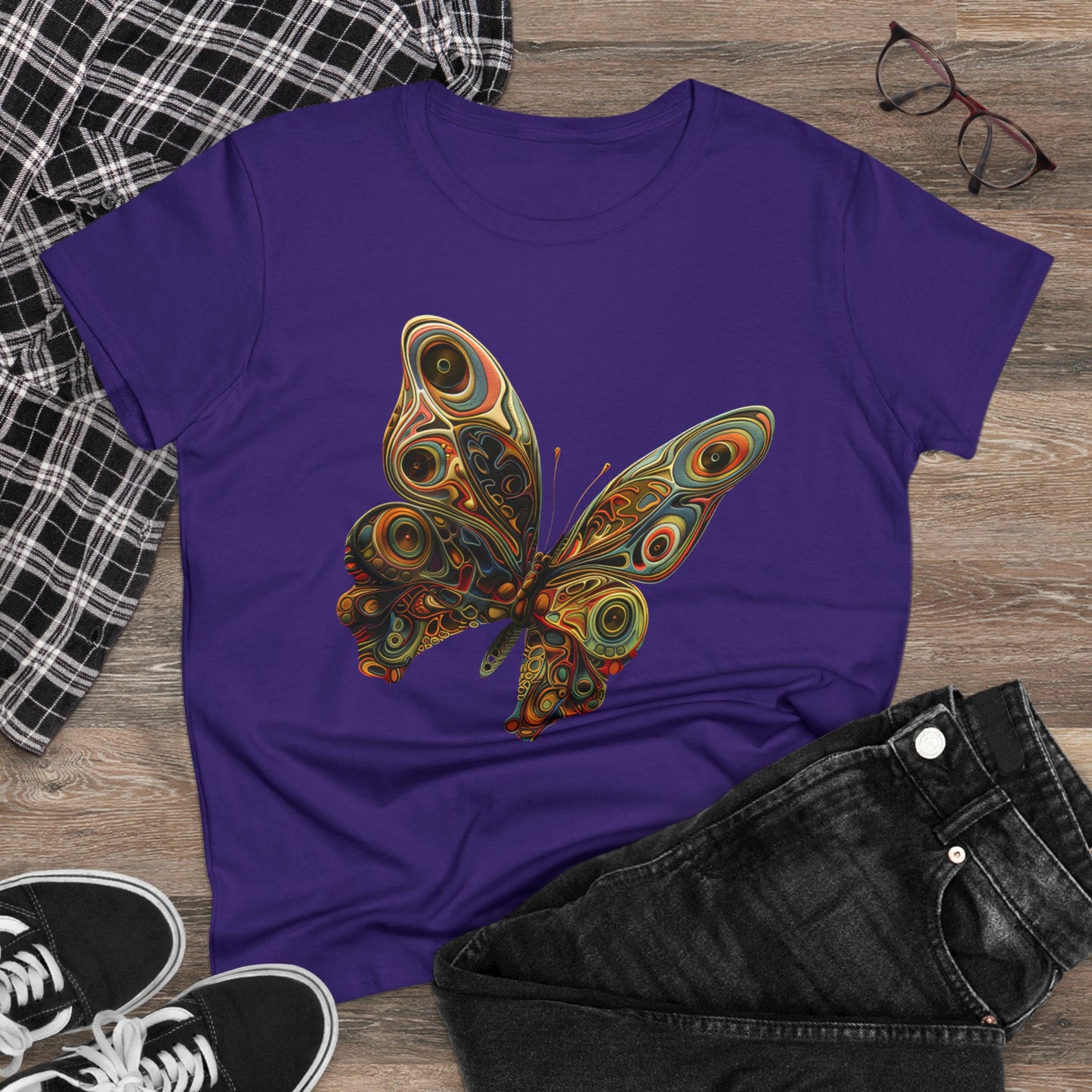 Butterfly - Women's Midweight Cotton Tee