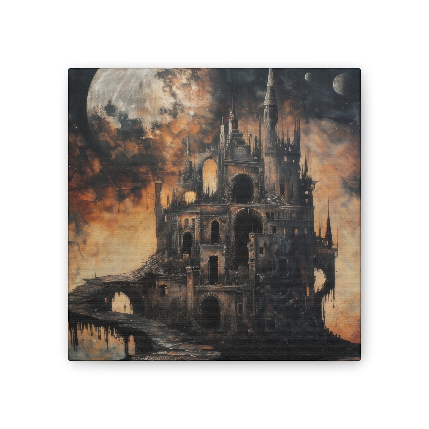 Dark Castle - Canvas Stretched, 0.75"