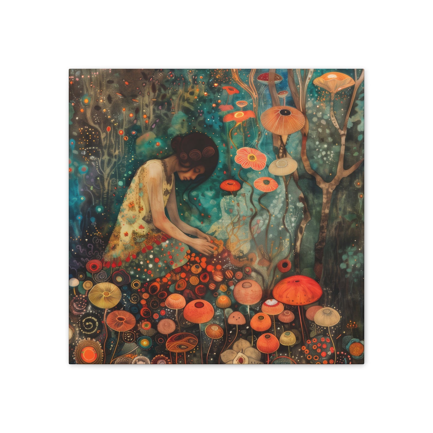 Tending the Garden - Canvas Stretched, 0.75"