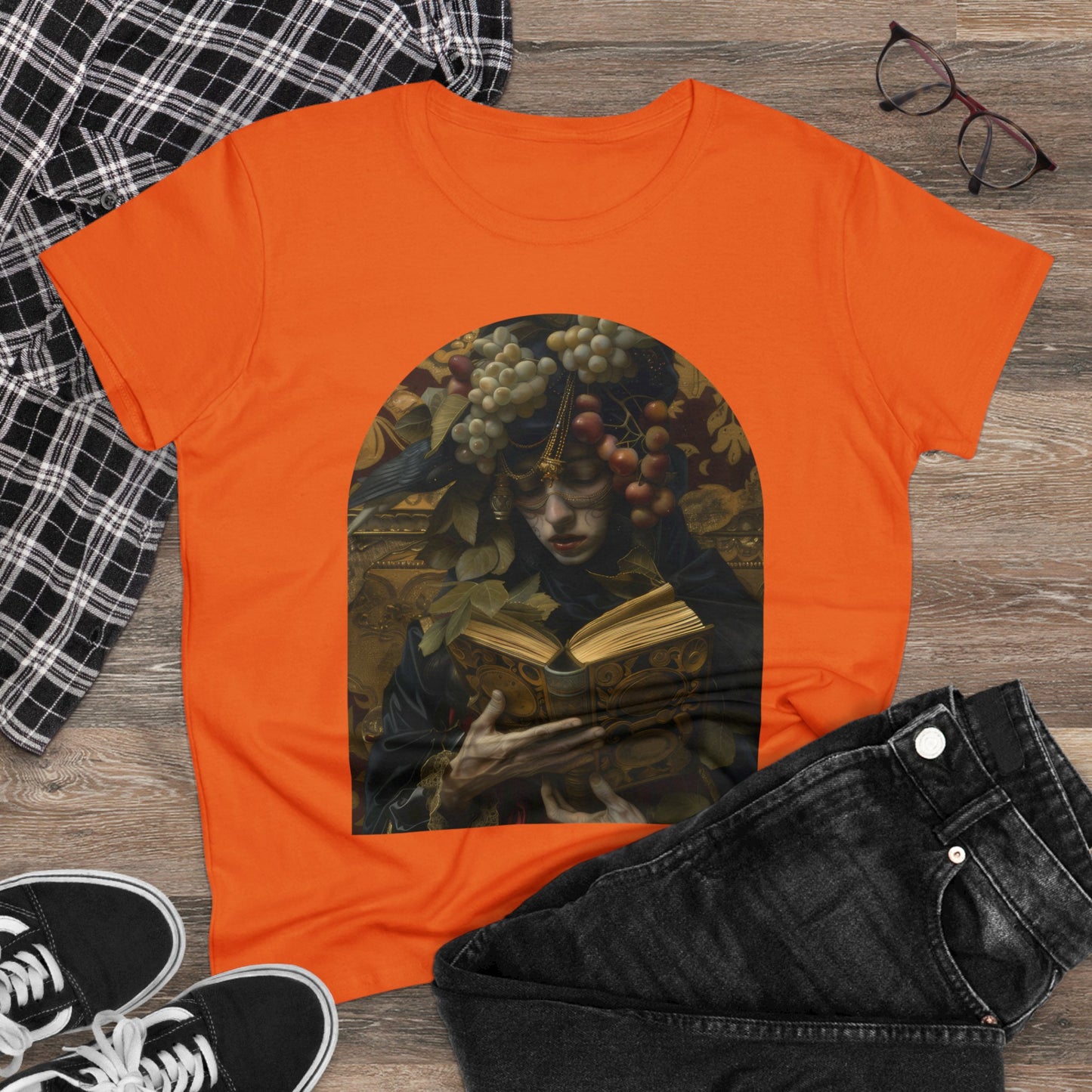 Solemn Reading - Fantasy - Women's Midweight Cotton Tee