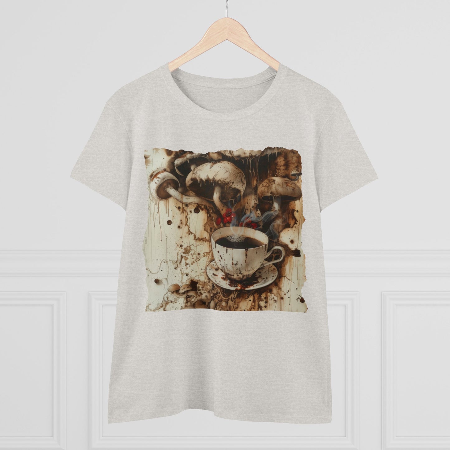 Organic Coffee - Women's Midweight Cotton Tee