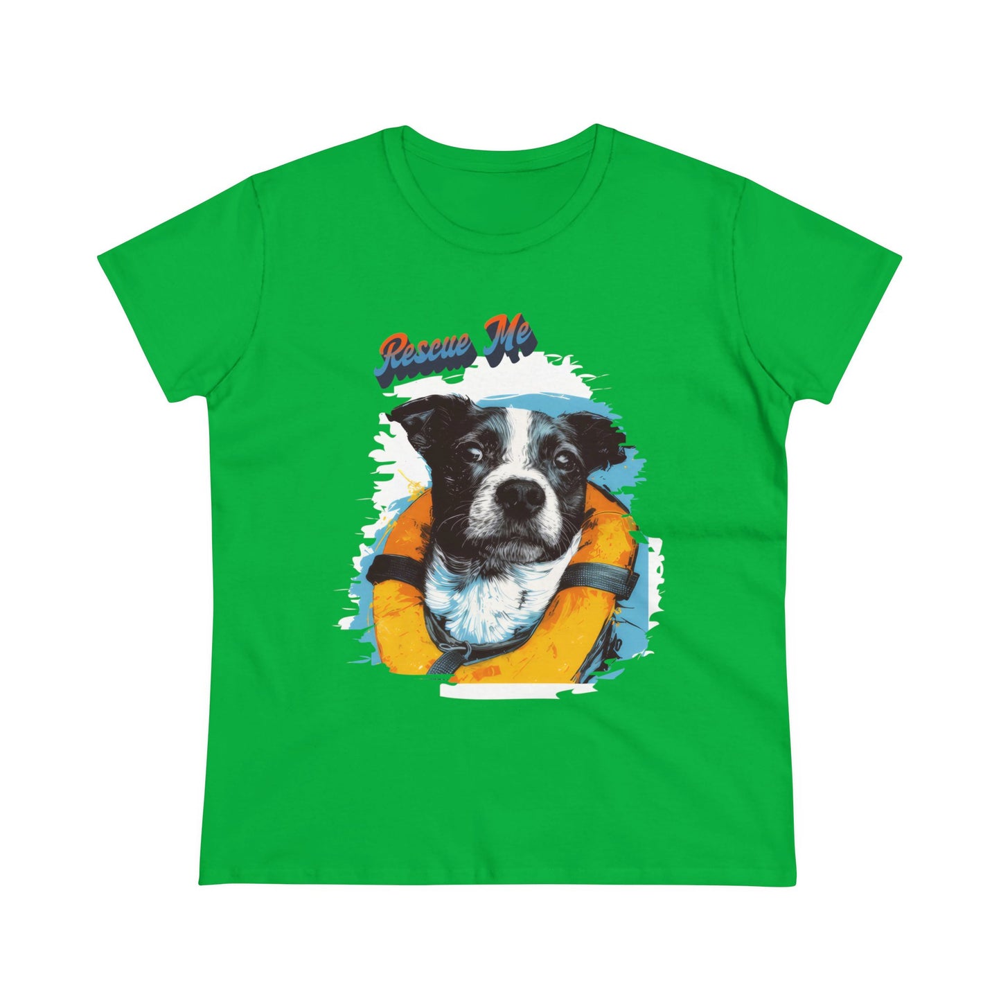 Rescue Dog - Women's Midweight Cotton Tee