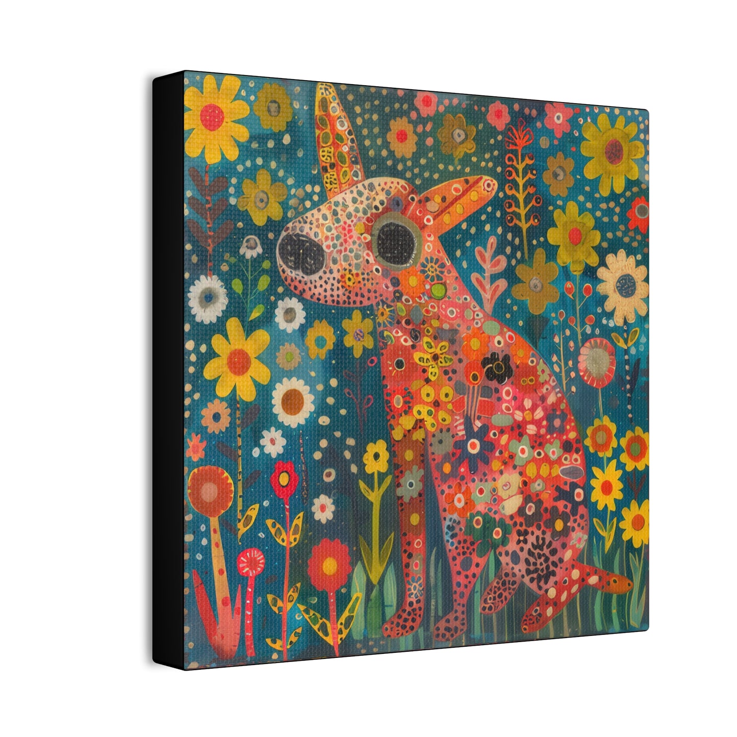 Spring Dog - Canvas Stretched, 0.75"