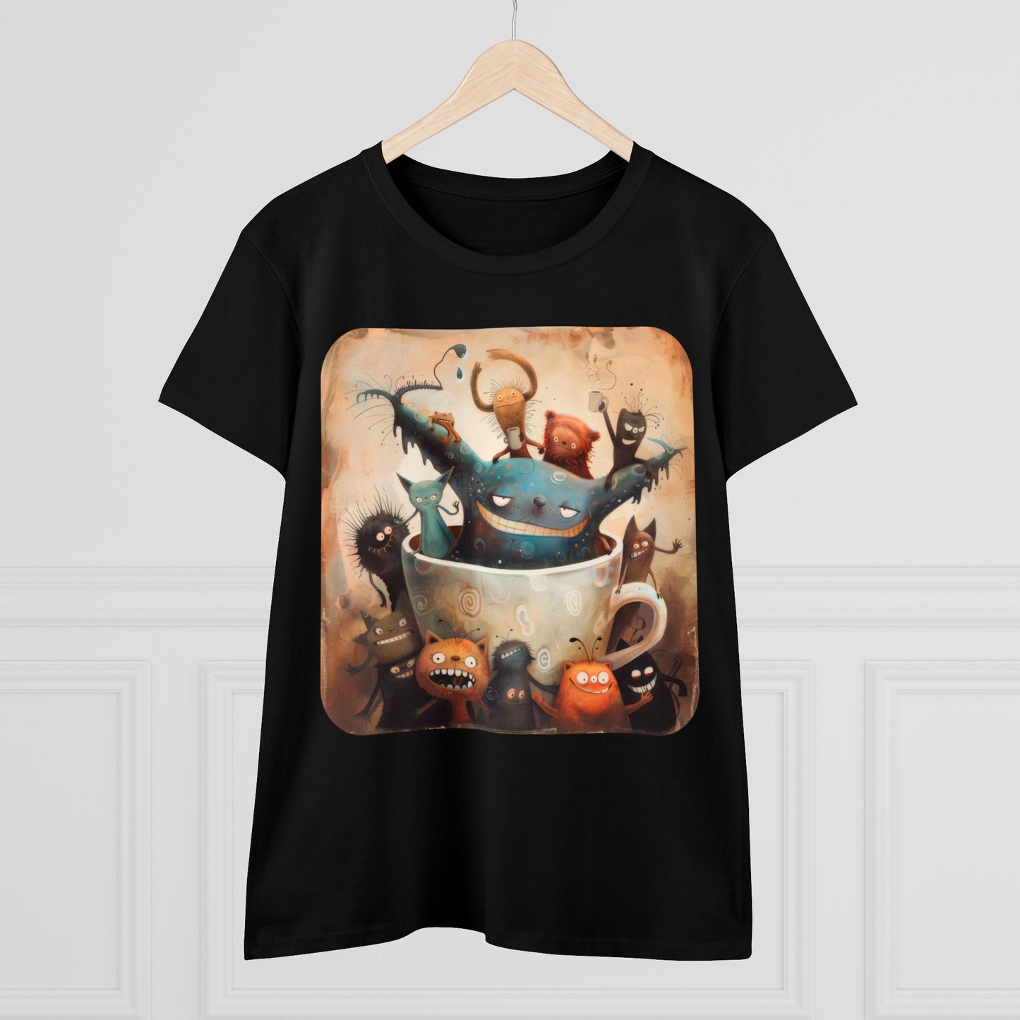 Coffee Critters - Women's Midweight Cotton Tee