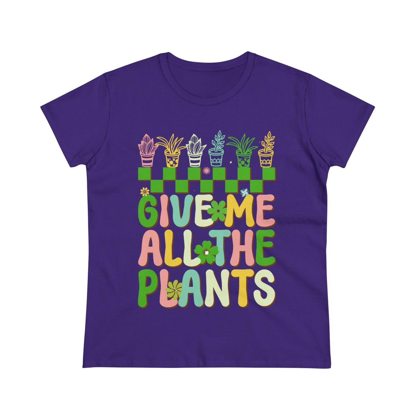 Give Me All the Plants - Gardening - Women's Midweight Cotton Tee