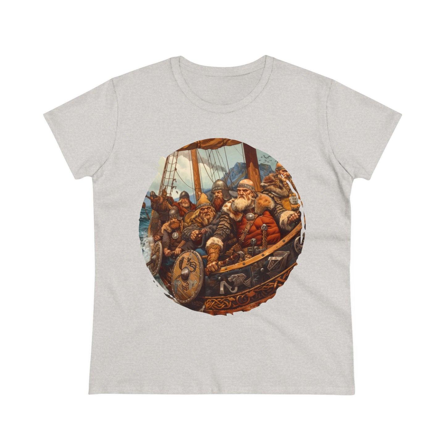 Vikings - Fantasy - Women's Midweight Cotton Tee