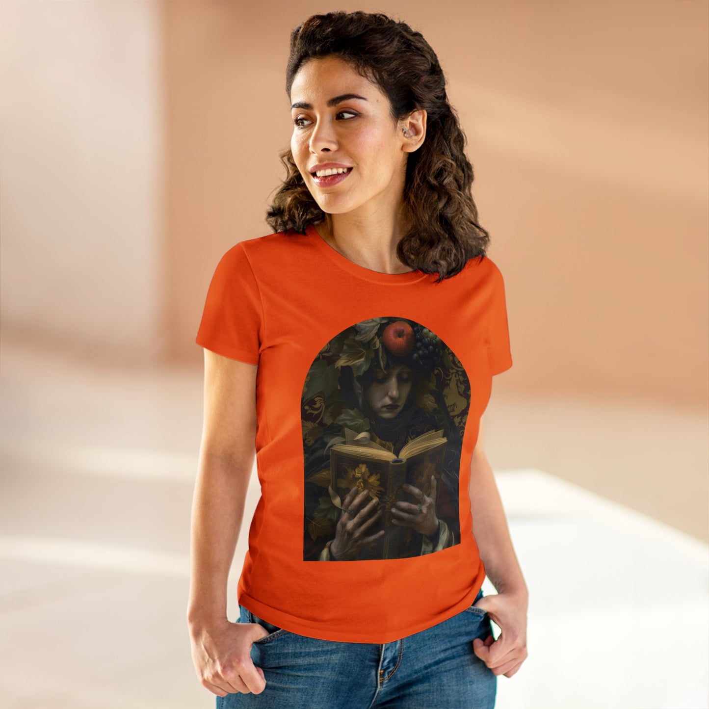 Solemn Reading - Fantasy - Women's Midweight Cotton Tee