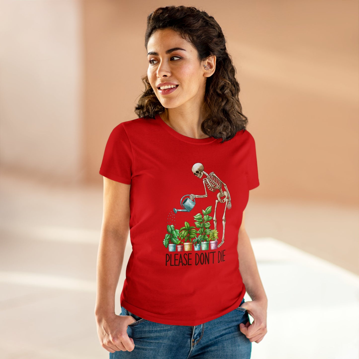 Please Don't Die - Gardening - Women's Midweight Cotton Tee