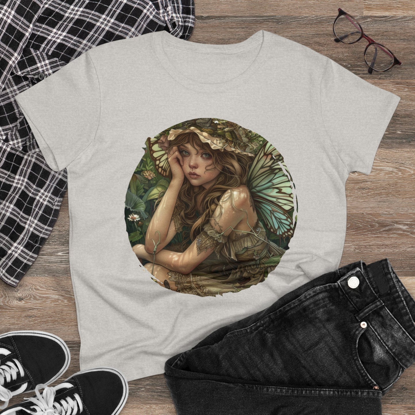 Fairy - Fantasy - Women's Midweight Cotton Tee