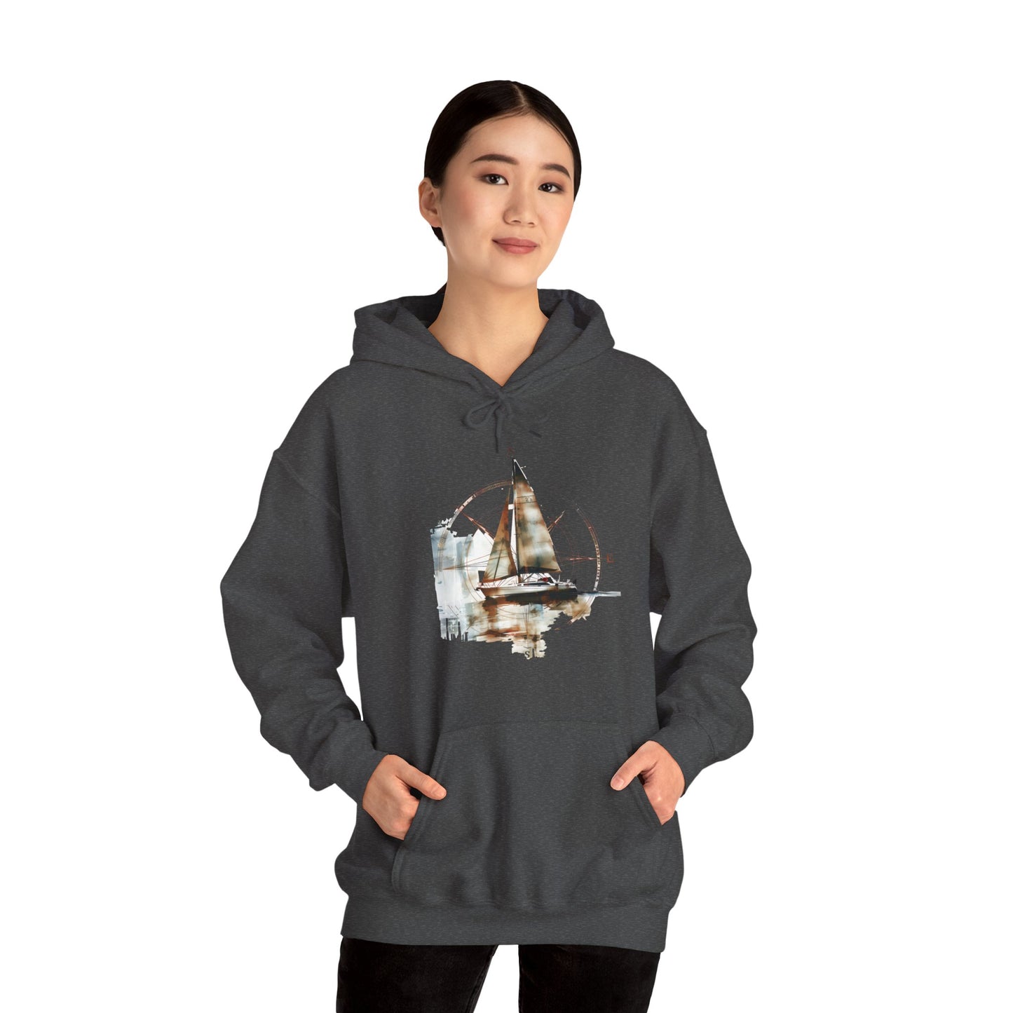 Sailing - Unisex Heavy Blend™ Hooded Sweatshirt