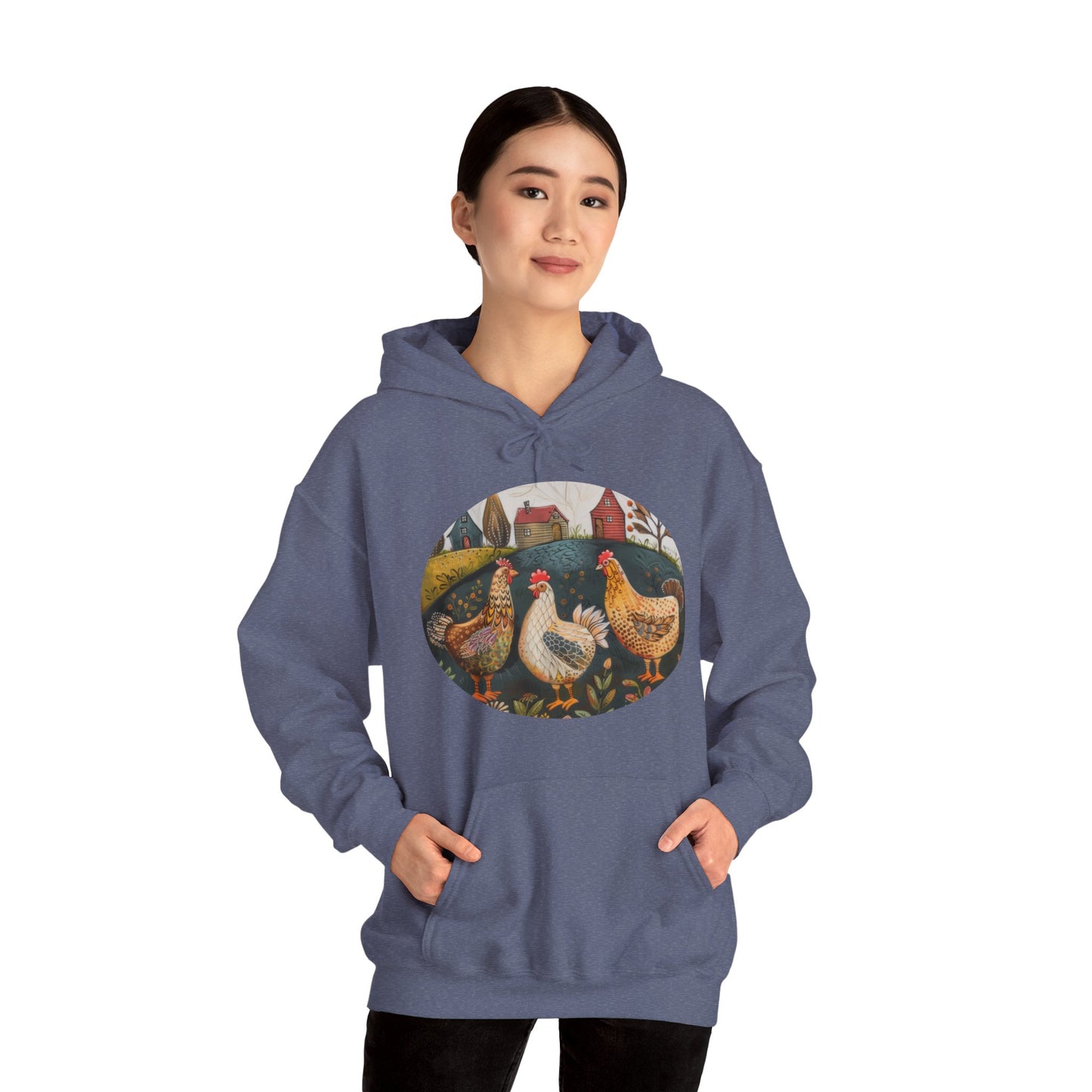 Chickens - Unisex Heavy Blend™ Hooded Sweatshirt