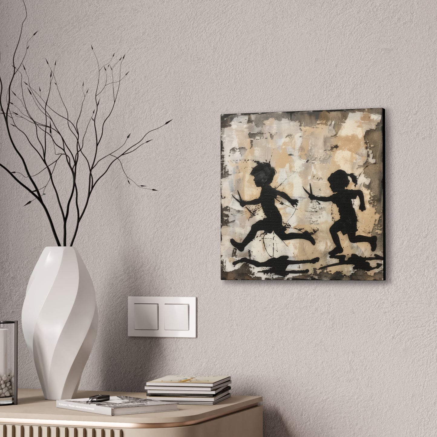 Running With Scissors - Canvas Stretched, 0.75" - Canvas Stretched, 0.75"