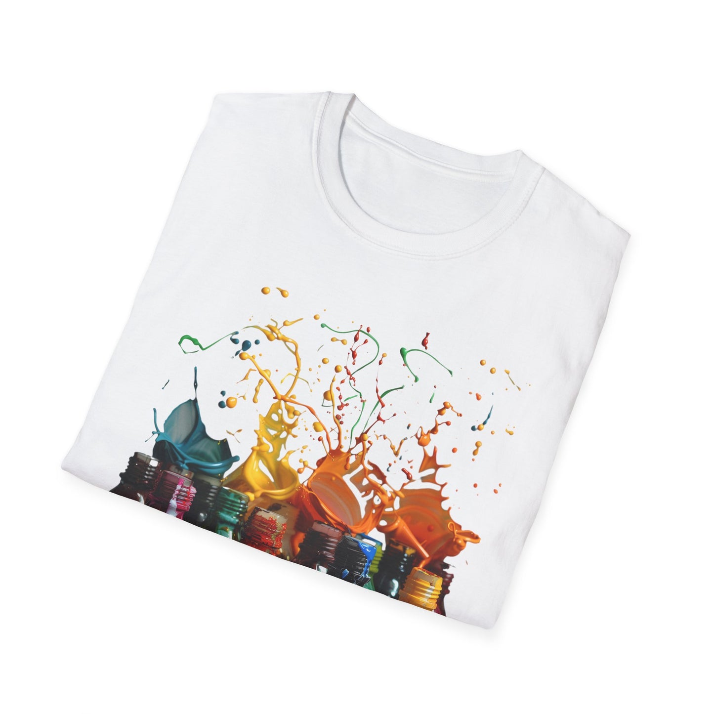 Paint Spill - Unisex Softstyle T-Shirt