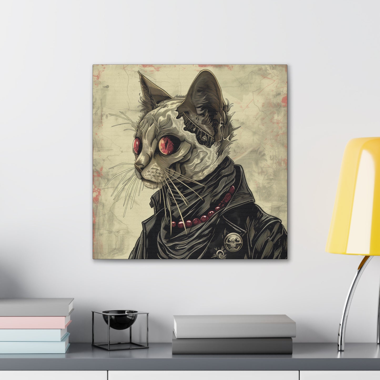 Apocalypse Kitty - Canvas Stretched, 0.75" - Canvas Stretched, 0.75"