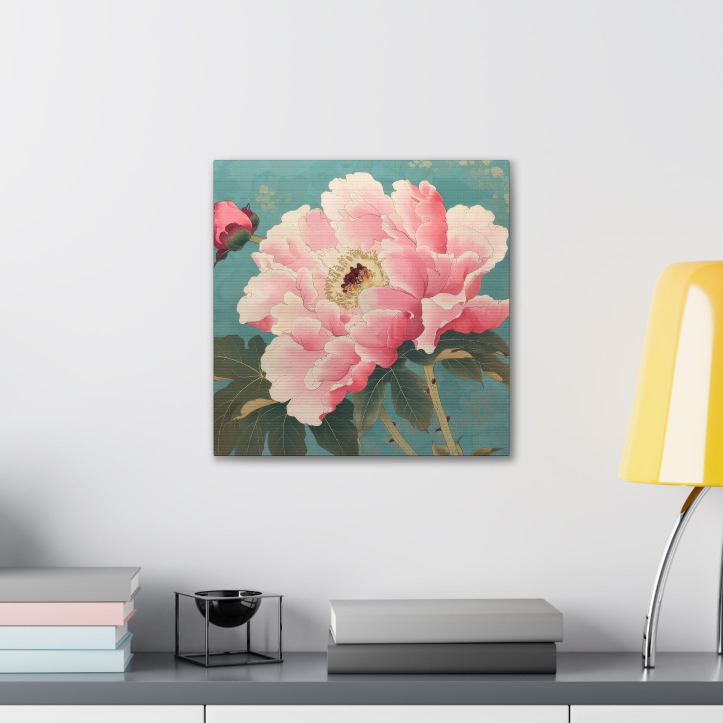 Peony - Canvas Stretched, 0.75"