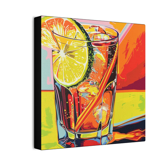 Summer Drinks - Canvas Stretched, 0.75"