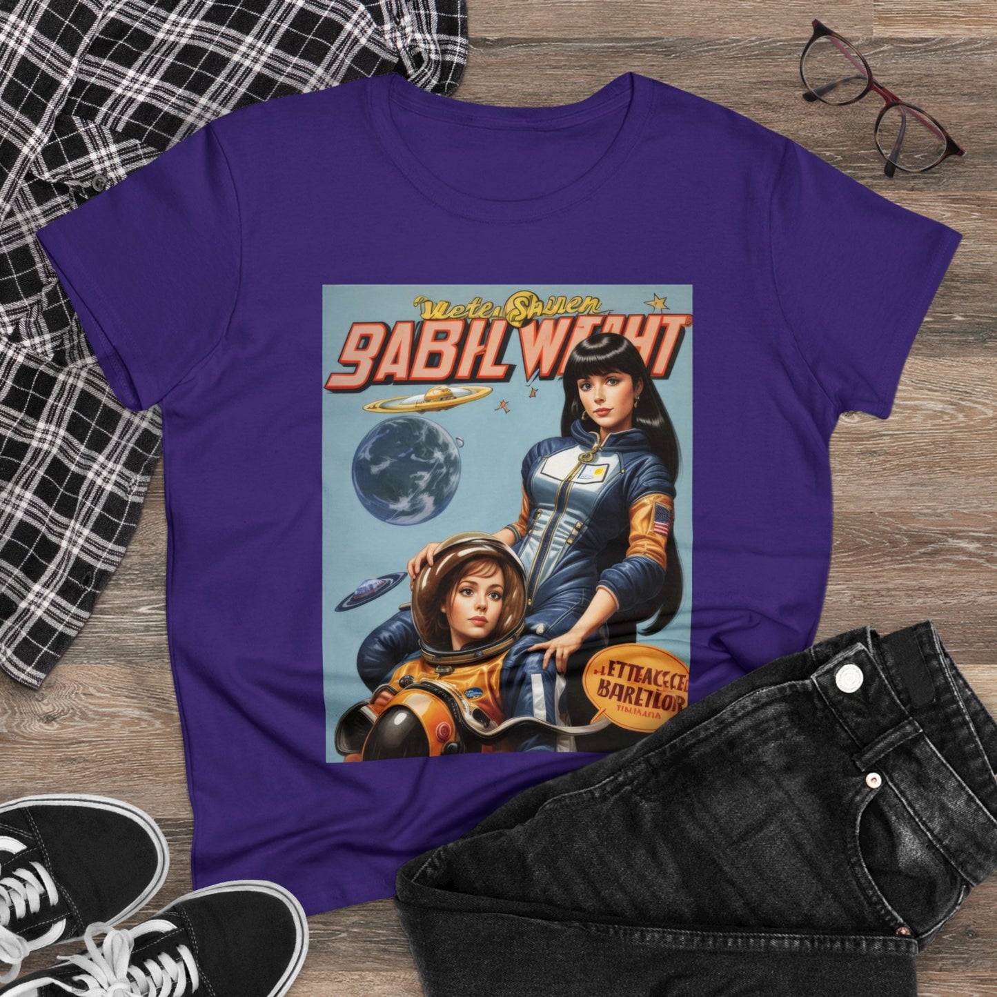 Space Chicks - Fantasy - Women's Midweight Cotton Tee