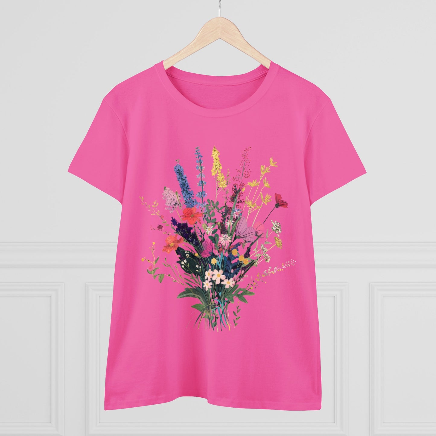 Wildflowers - Women's Midweight Cotton Tee