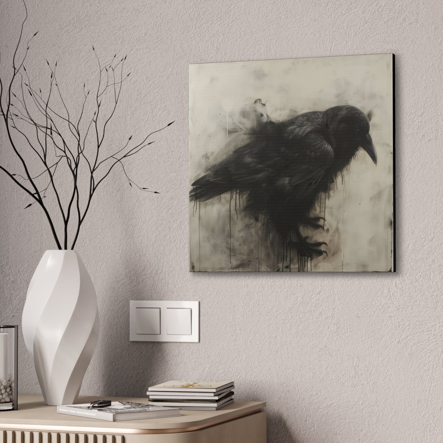 Blackbird - Canvas Stretched, 0.75"