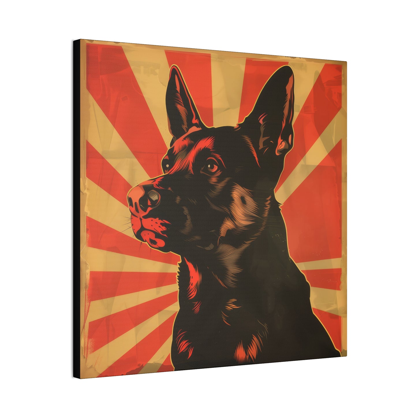 Comrade Canine - Canvas Stretched, 0.75"