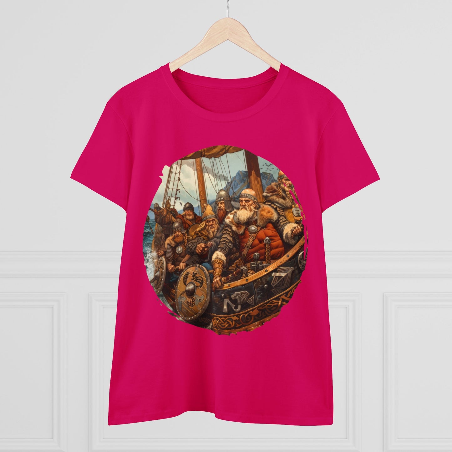 Vikings - Fantasy - Women's Midweight Cotton Tee