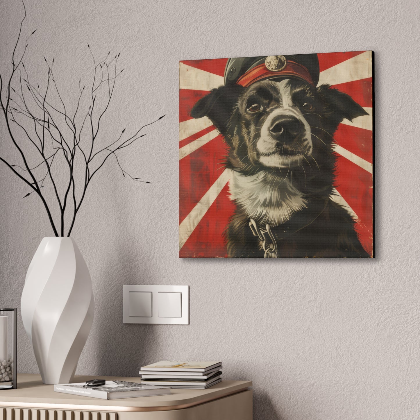 Comrade Canine - Canvas Stretched, 0.75"