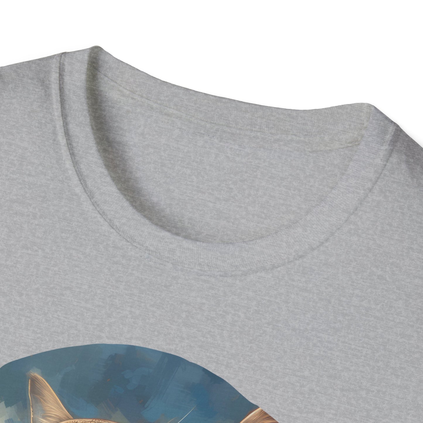 Cat Fighter Pilot - Unisex Softstyle T-Shirt