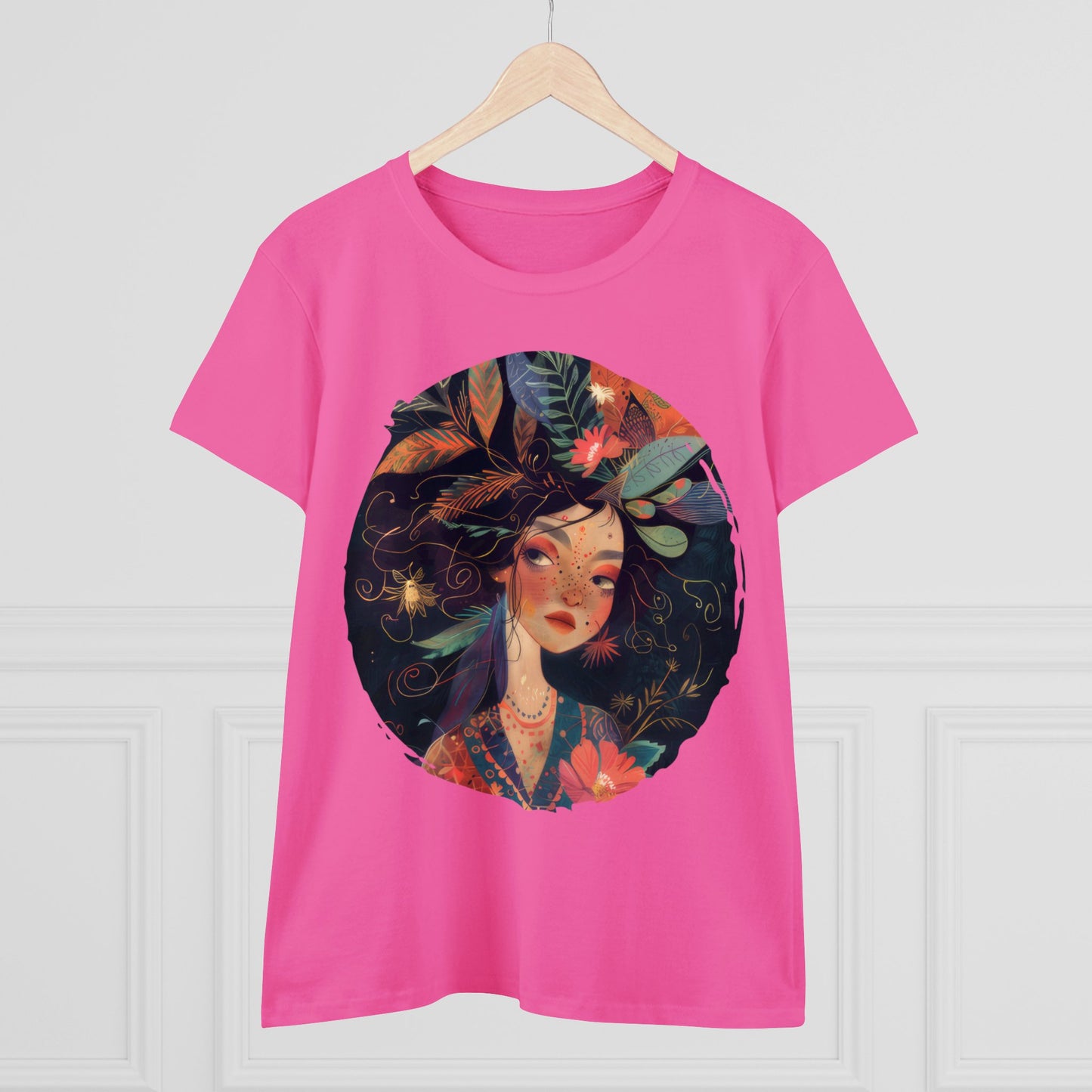 Flower Girl - Women's Midweight Cotton Tee