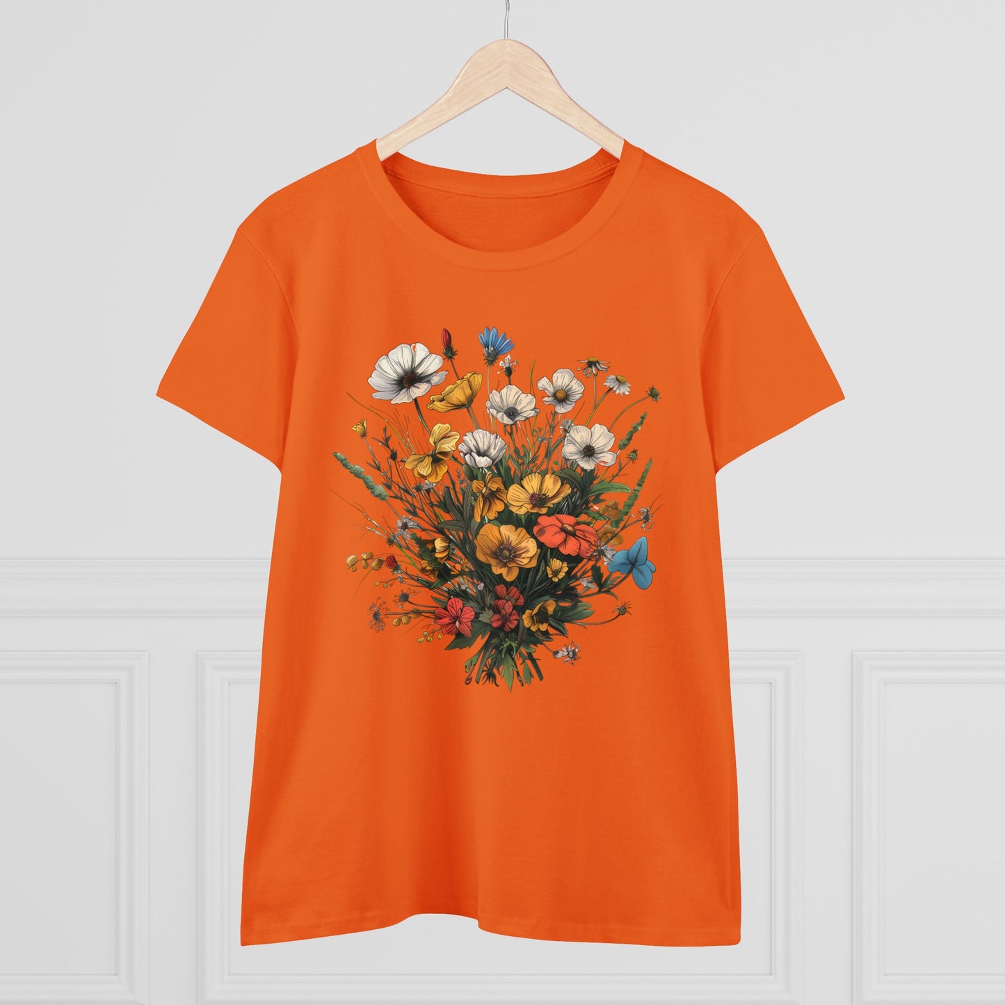 Wildflowers - Women's Midweight Cotton Tee