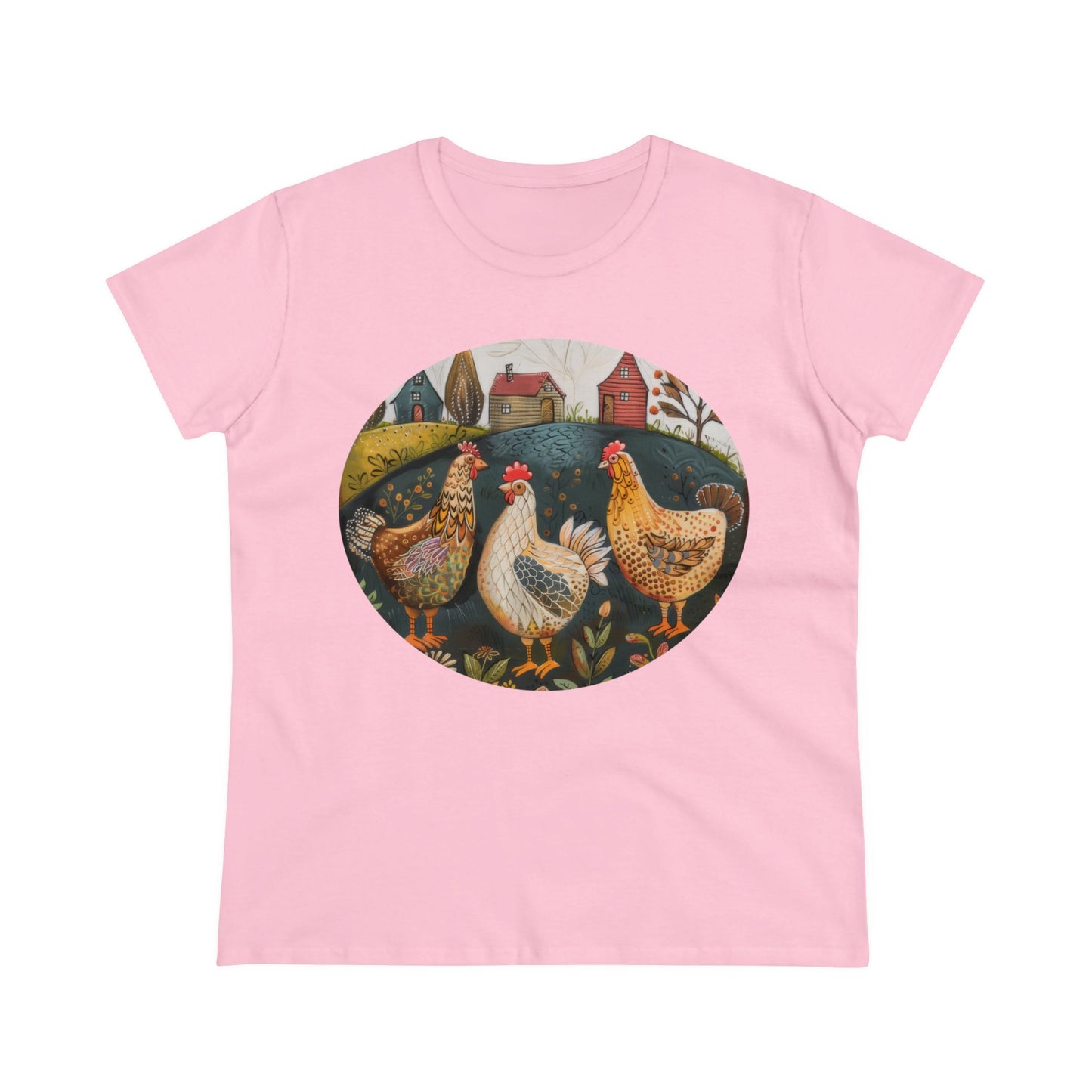 Chickens - Women's Midweight Cotton Tee