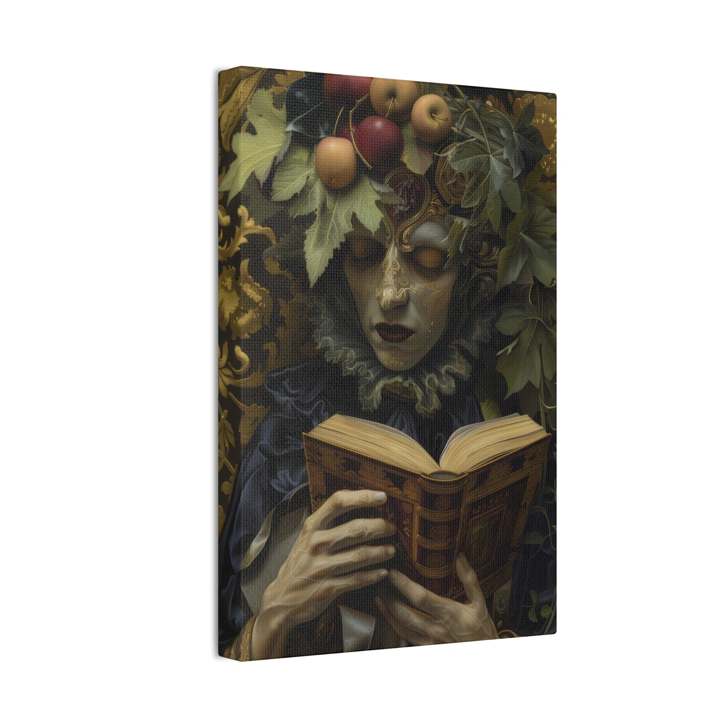 Solemn Book - Canvas Stretched, 0.75"